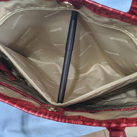 ***NWOT*** Brahmin Julian in Lava Pampas - Picture 9 of 9